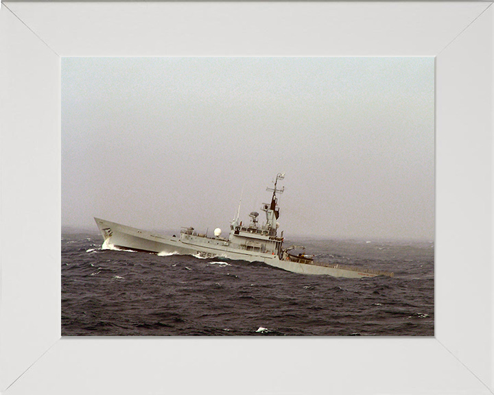 HMS Dumbarton Castle P265 Royal Navy Castle class patrol vessel Photo Print or Framed Print - Hampshire Prints