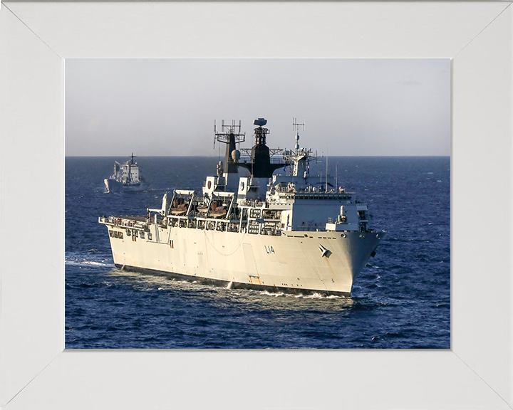 HMS Albion L14 Royal Navy Albion Class amphibious ship Photo Print or Framed Print - Hampshire Prints