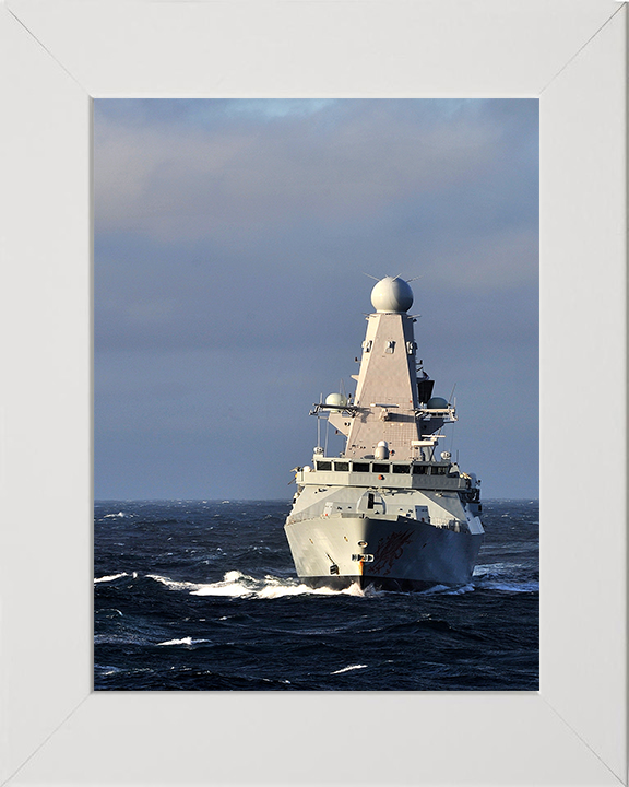 HMS Dragon D35 Royal Navy Type 45 Destroyer Photo Print or Framed Print - Hampshire Prints