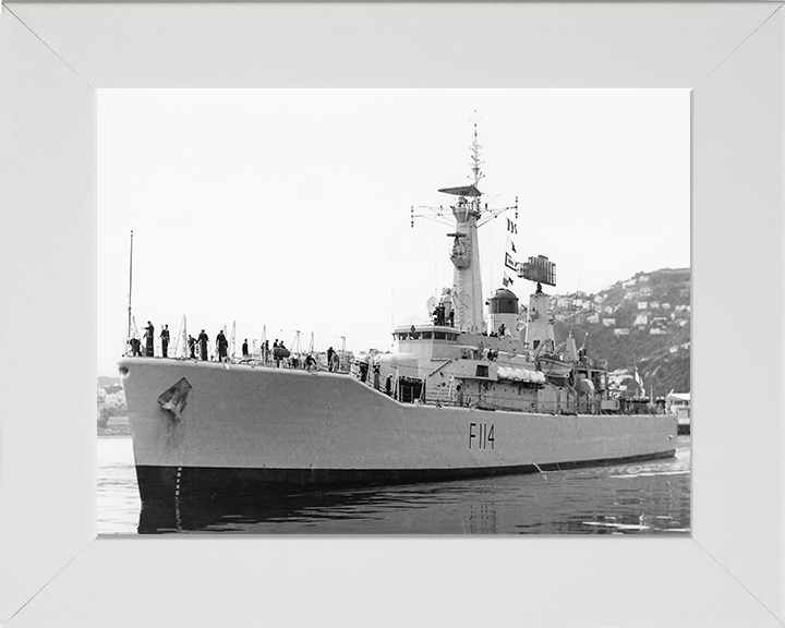 HMS Ajax F114 | Photo Print | Framed Print | Poster | Leander Class | Frigate | Royal Navy Hampshire Prints