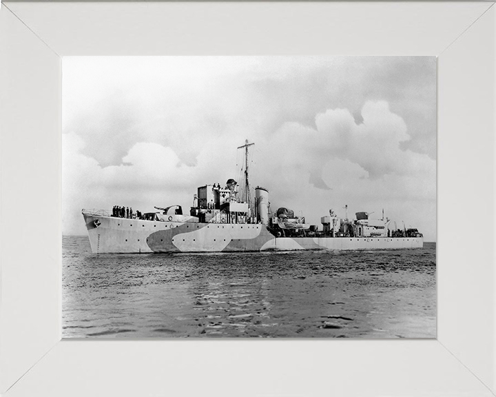 HMS Bleasdale (1940) Royal Navy Hunt class destroyer Photo Print or Framed Print - Hampshire Prints