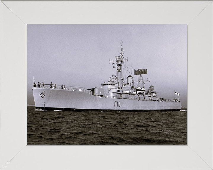 HMS Achilles F12 Royal Navy Leander Class Frigate Photo Print or Framed Print - Hampshire Prints