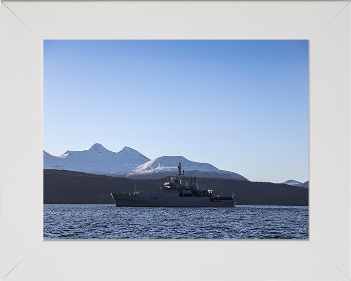 HMS Enterprise H88 Royal Navy hydrographic survey vessel Photo Print or Framed Print - Hampshire Prints