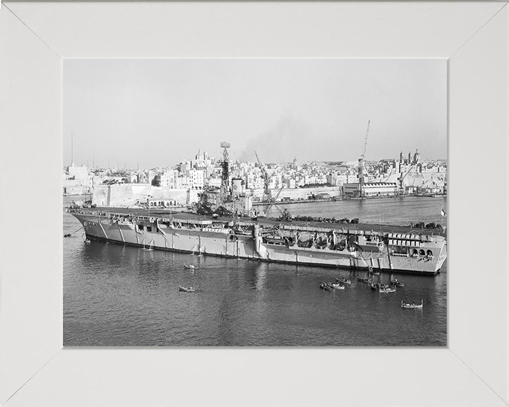 HMS Albion R07 Royal Navy Centaur class light fleet carrier Photo Print or Framed Print - Hampshire Prints