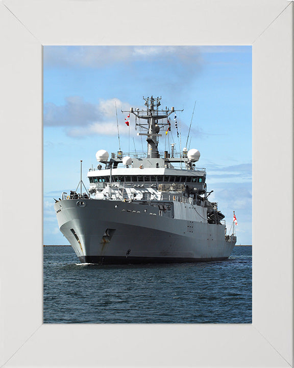 HMS Enterprise H88 Royal Navy hydrographic survey vessel Photo Print or Framed Print - Hampshire Prints