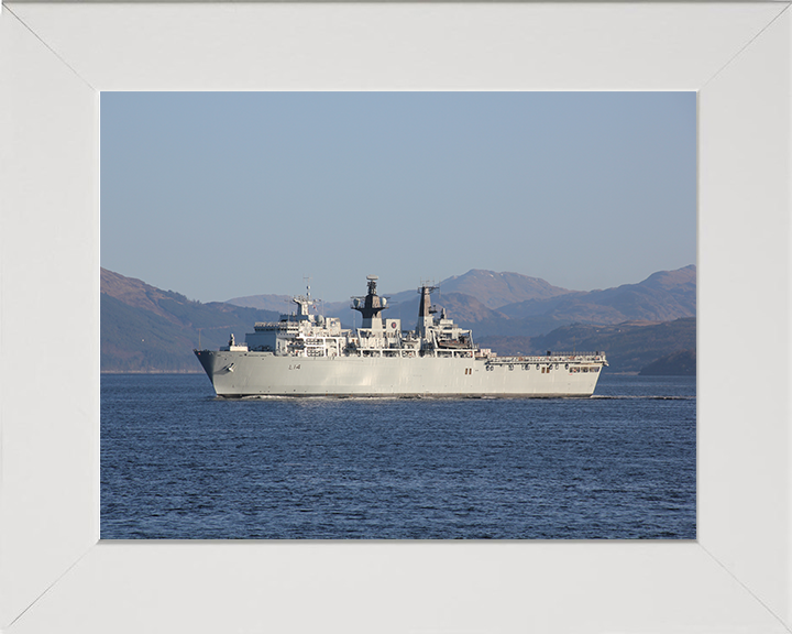 HMS Albion L14 Royal Navy Albion Class amphibious ship Photo Print or Framed Print - Hampshire Prints