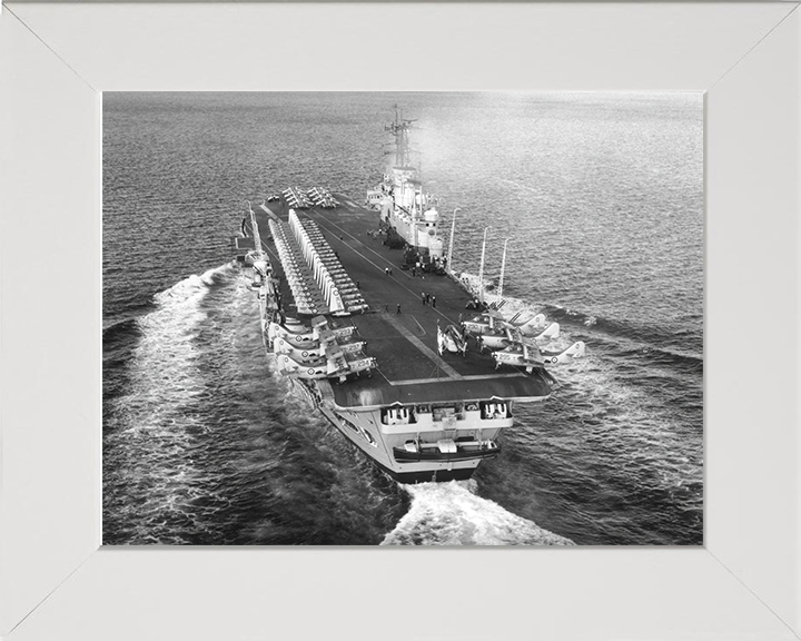 HMS Ark Royal R09 Royal Navy Audacious class aircraft carrier Photo Print or Framed Print - Hampshire Prints