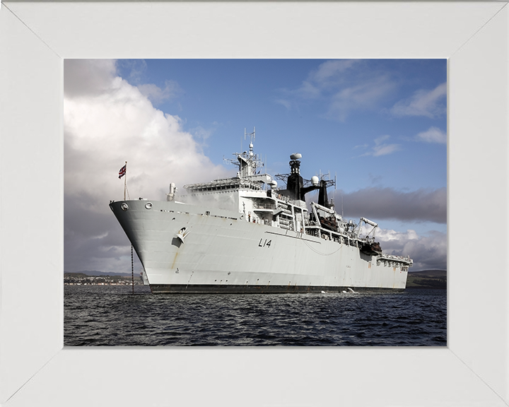 HMS Albion L14 Royal Navy Albion Class amphibious ship Photo Print or Framed Print - Hampshire Prints