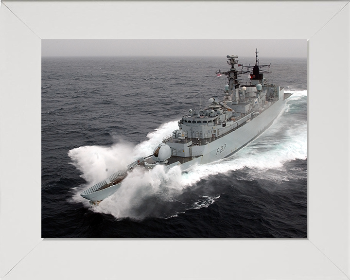 HMS Chatham F87 Royal Navy Type 22 Frigate Photo Print or Framed Print - Hampshire Prints