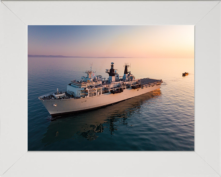 HMS Albion L14 Royal Navy Albion Class amphibious ship Photo Print or Framed Print - Hampshire Prints