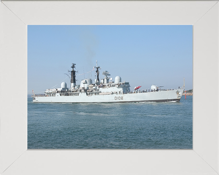 HMS Cardiff D108 | Photo Print | Framed Print | Poster | Type 42 | Destroyer | Royal Navy Hampshire Prints