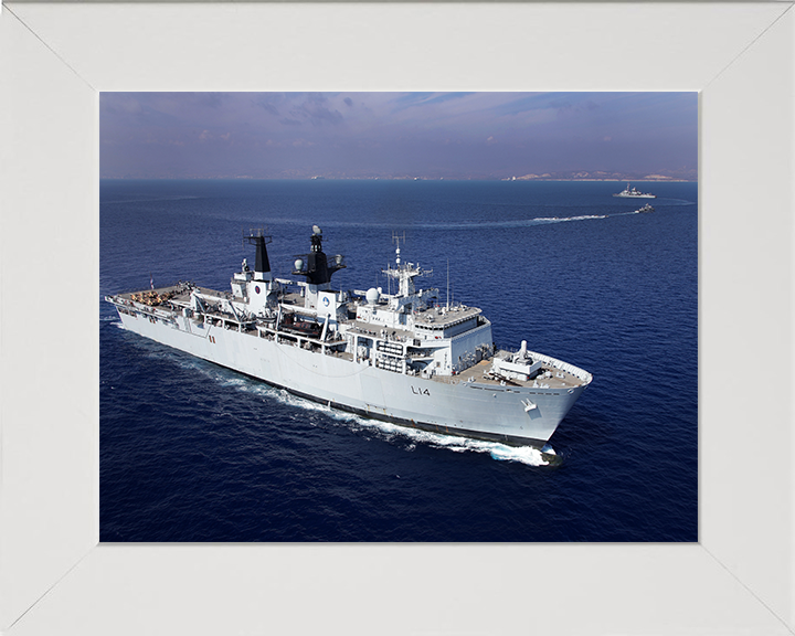 HMS Albion L14 Royal Navy Albion Class Albion Class amphibious ship Photo Print or Framed Print - Hampshire Prints