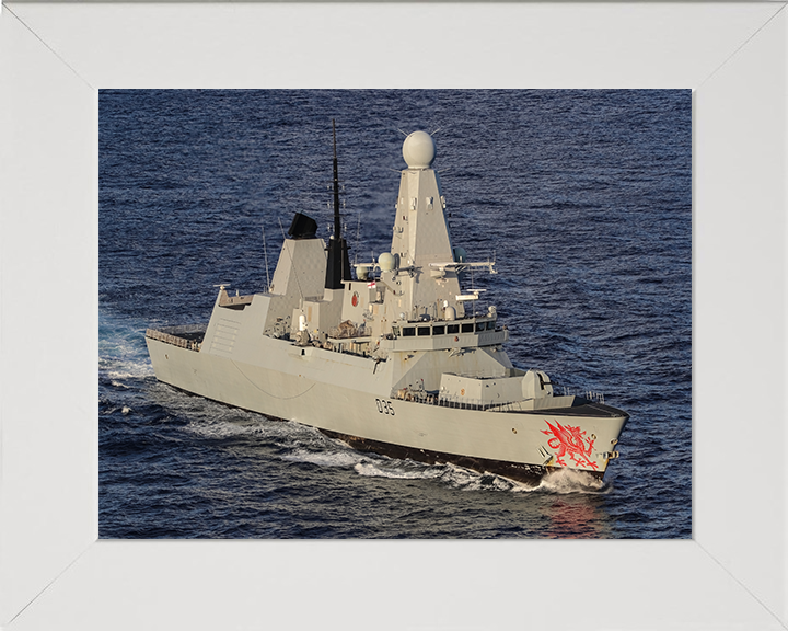 HMS Dragon D35 Royal Navy Type 45 destroyer Photo Print or Framed Print - Hampshire Prints