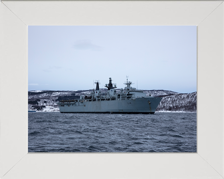 HMS Albion L14 Royal Navy Albion Class amphibious ship Photo Print or Framed Print - Hampshire Prints