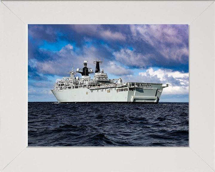 HMS Albion L14 Royal Navy Albion Class amphibious ship Photo Print or Framed Print - Hampshire Prints