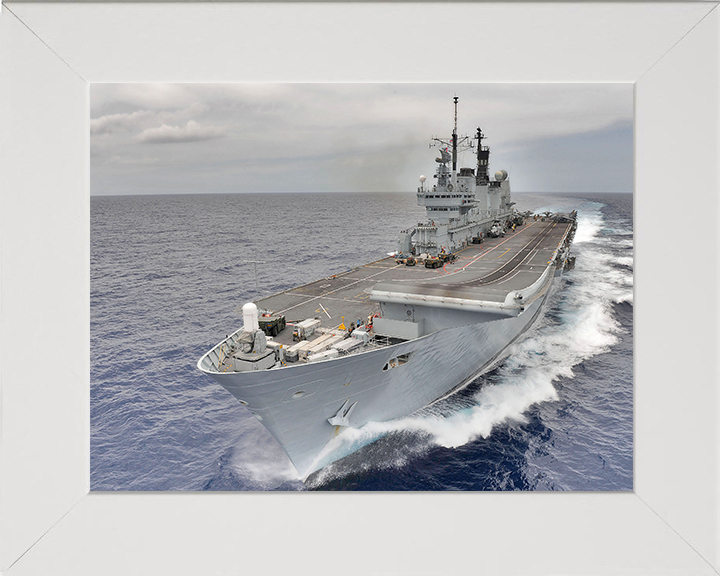 HMS Ark Royal R07 Royal Navy Invincible class aircraft carrier Photo Print or Framed Print - Hampshire Prints