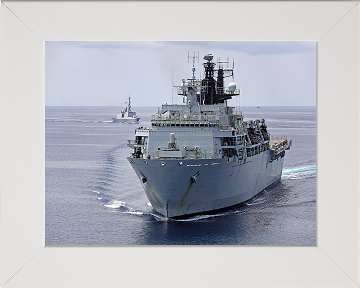 HMS Albion L14 Royal Navy Albion Class amphibious ship Photo Print or Framed Print - Hampshire Prints