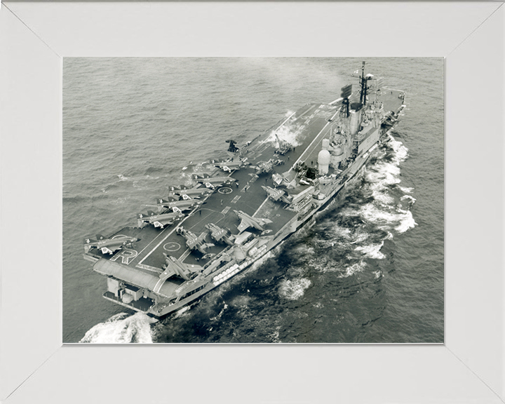 HMS Ark Royal R09 Royal Navy Audacious class aircraft carrier Photo Print or Framed Print - Hampshire Prints