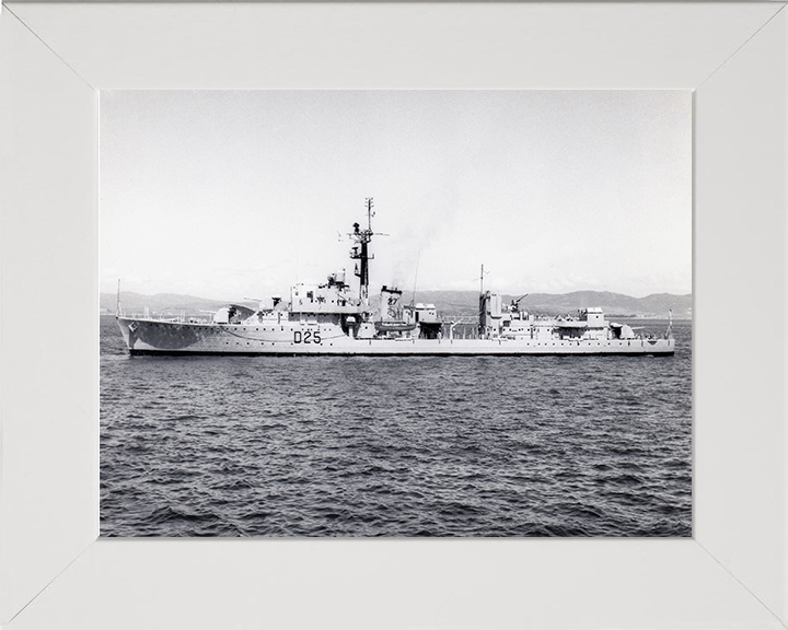 HMS Carysfort D25 (R25) Royal Navy C class destroyer Photo Print or Framed Print - Hampshire Prints
