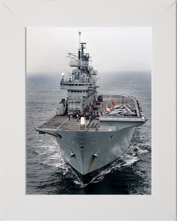 HMS Ark Royal R07 Royal Navy Invincible class aircraft carrier Photo Print or Framed Print - Hampshire Prints