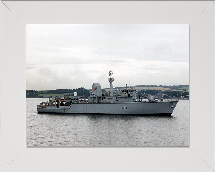 HMS Brecon M29 Royal Navy Hunt class mine countermeasures vessel Photo Print or Framed Print - Hampshire Prints