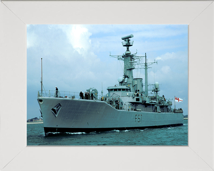 HMS Andromeda F57 Royal Navy Leander class frigate Photo Print or Framed Print - Hampshire Prints