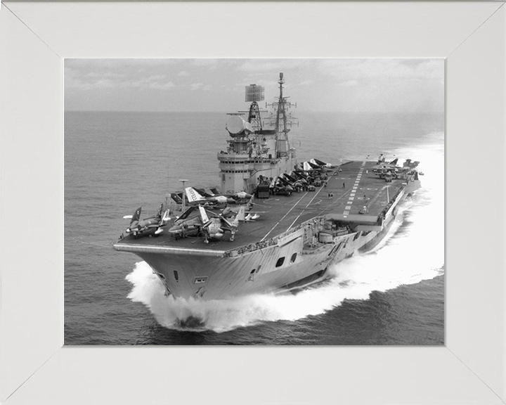 HMS Eagle R05 Royal Navy Audacious class aircraft carrier Photo Print or Framed Print - Hampshire Prints