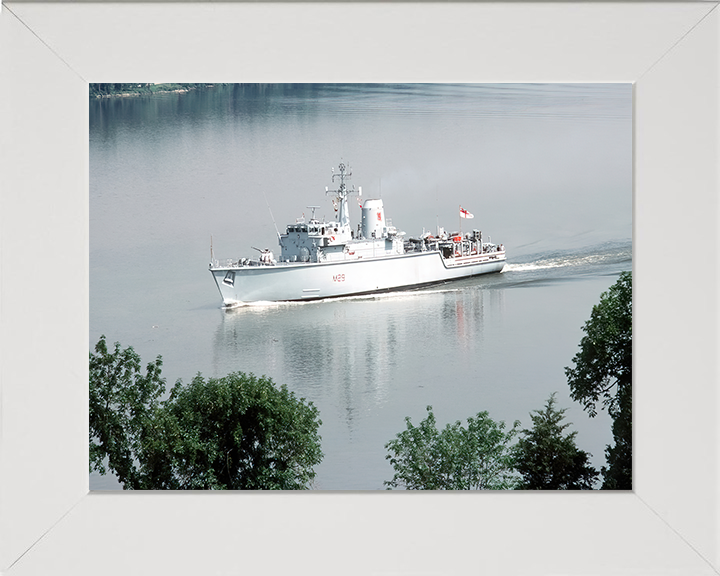 HMS Brecon M29 Royal Navy Hunt class mine countermeasures vessel Photo Print or Framed Print - Hampshire Prints