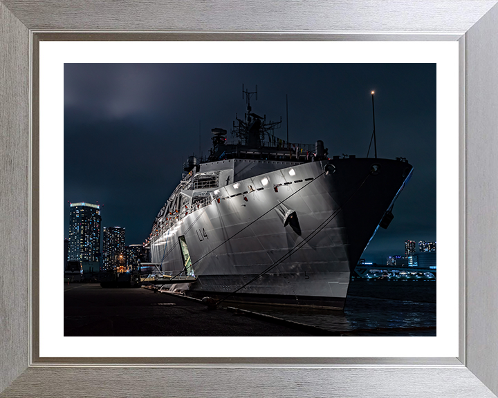 HMS Albion L14 Royal Navy Albion Class amphibious ship Photo Print or Framed Print - Hampshire Prints