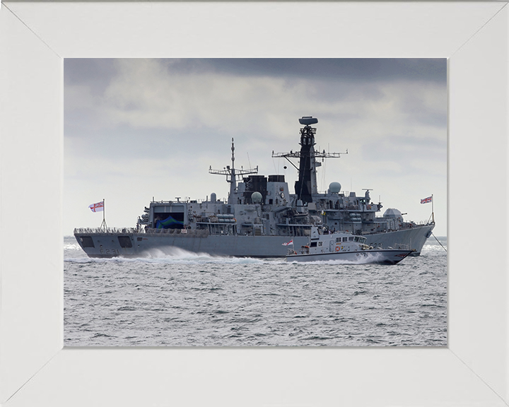 HMS Argyll F231 Royal Navy type 23 Frigate Photo Print or Framed Print - Hampshire Prints