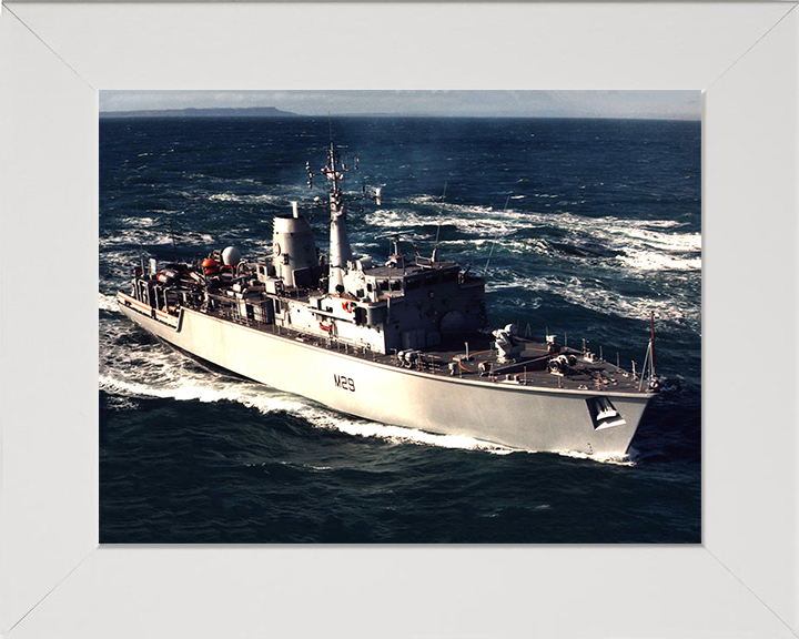 HMS Brecon M29 Royal Navy Hunt class mine countermeasures vessel Photo Print or Framed Print - Hampshire Prints