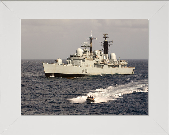 HMS Cardiff D108 Royal Navy Type 42 destroyer Photo Print or Framed Print - Hampshire Prints