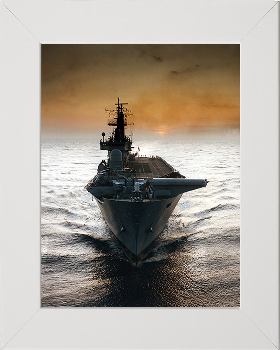 HMS Ark Royal R07 Royal Navy Invincible class aircraft carrier Photo Print or Framed Print - Hampshire Prints