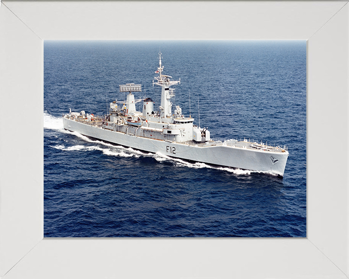 HMS Achilles F12 Royal Navy Leander Class Frigate Photo Print or Framed Print - Hampshire Prints