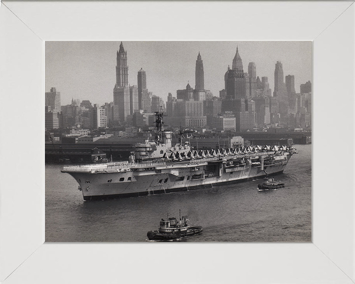 HMS Ark Royal R09 Royal Navy Audacious class aircraft carrier Photo Print or Framed Print - Hampshire Prints