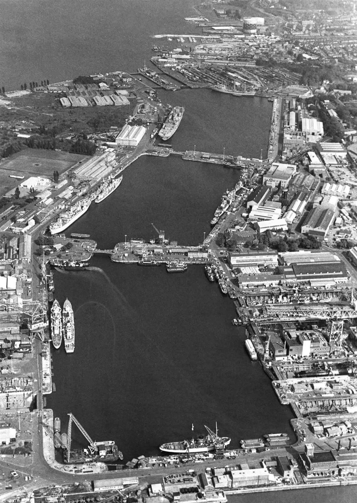 HMNB Chatham (HMS Pembroke) Aerial Photo Print or Framed Photo Print - Hampshire Prints