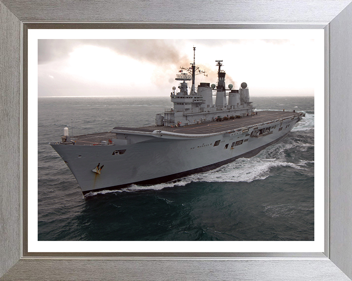 HMS Ark Royal R07 Royal Navy Invincible class aircraft carrier Photo Print or Framed Print - Hampshire Prints