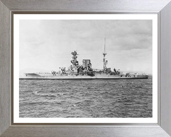 HMS Barham (04) Royal Navy Queen Elizabeth class battleship Photo Print or Framed Print - Hampshire Prints