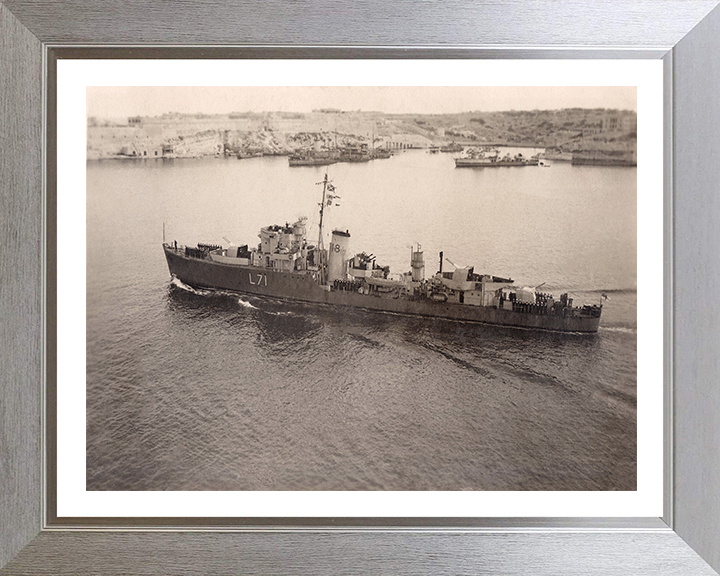 HMS Calpe L71 Royal Navy Hunt class destroyer Photo Print or Framed Print - Hampshire Prints