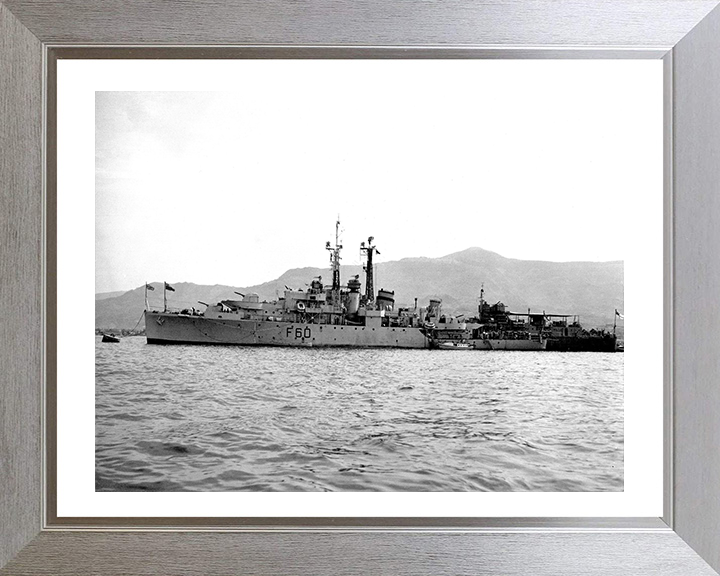 HMS Alacrity U60 Royal Navy Black Swan Class sloop Photo Print or Framed Print - Hampshire Prints