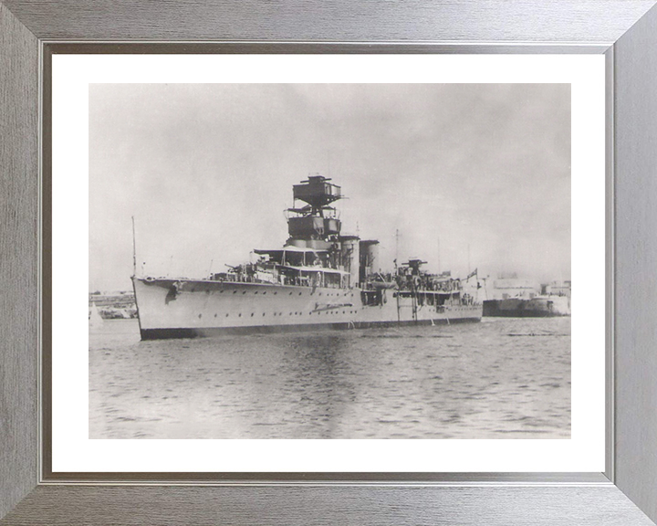 HMS Curlew D42 Royal Navy C class light cruiser Photo Print or Framed Photo Print - Hampshire Prints