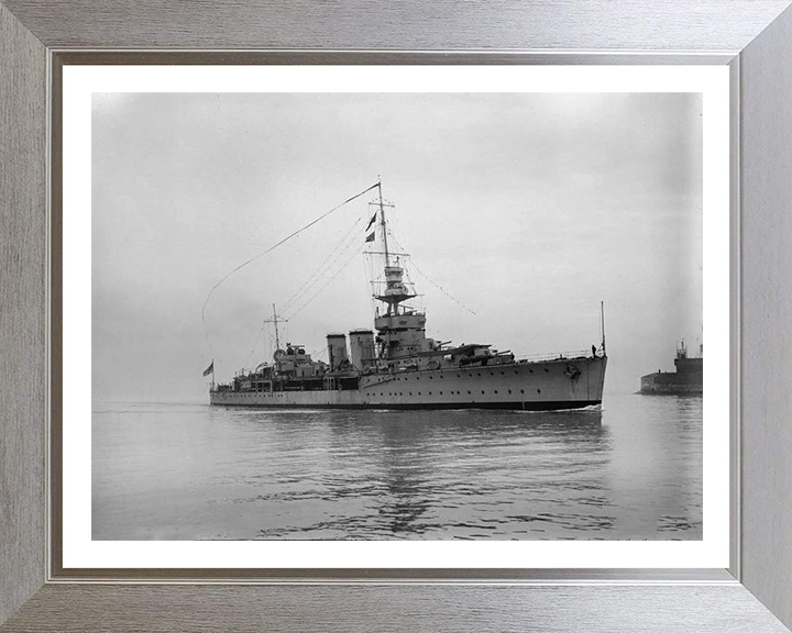 HMS Cardiff D58 Royal Navy C class light cruiser Photo Print or Framed Photo Print - Hampshire Prints