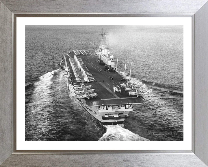 HMS Ark Royal R09 Royal Navy Audacious class aircraft carrier Photo Print or Framed Print - Hampshire Prints