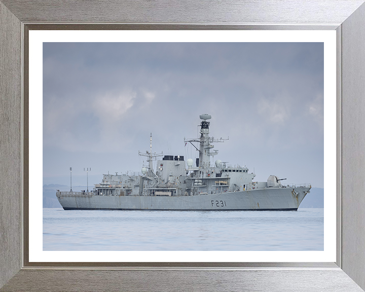 HMS Argyll F231 Royal Navy type 23 Frigate Photo Print or Framed Print - Hampshire Prints