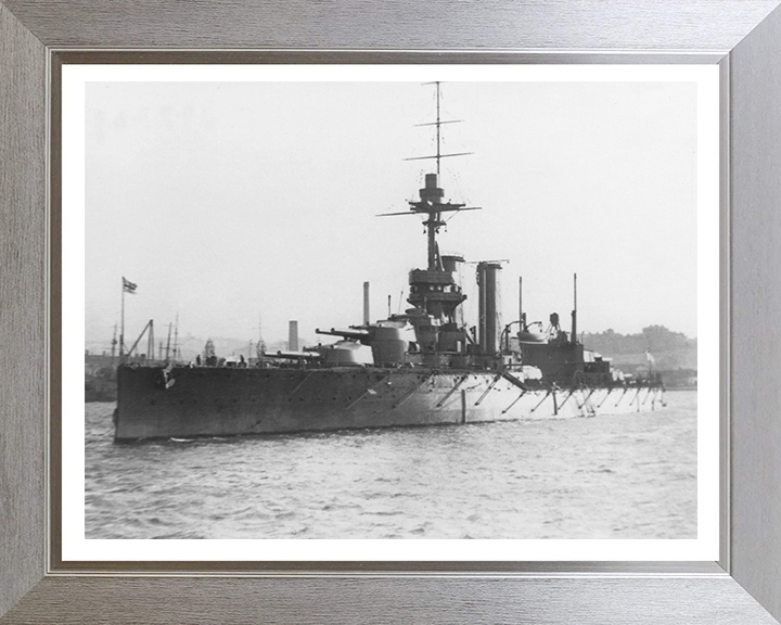 HMS Ajax (1912) Royal Navy King George V class battleship Photo Print or Framed Print - Hampshire Prints