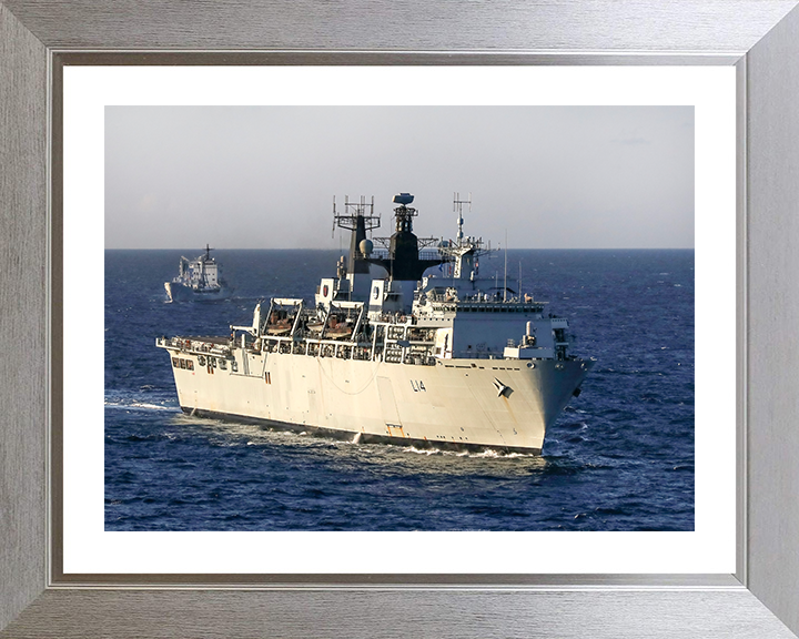 HMS Albion L14 Royal Navy Albion Class amphibious ship Photo Print or Framed Print - Hampshire Prints