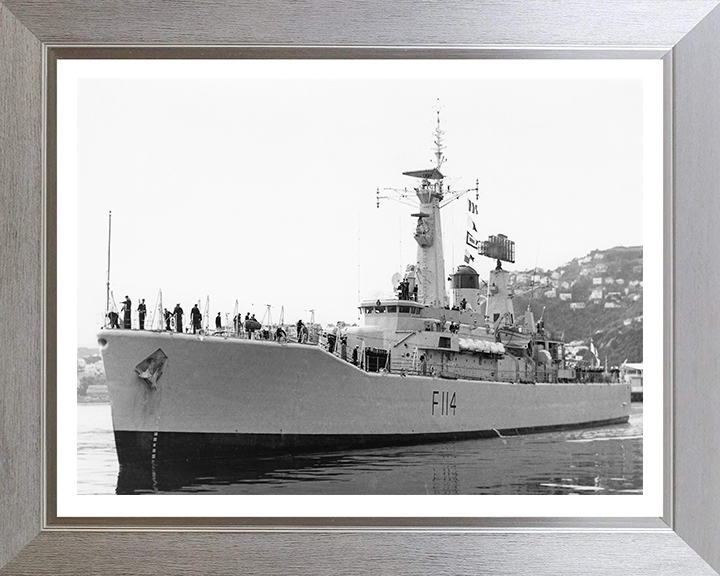 HMS Ajax F114 Royal Navy Leander Class Frigate Photo Print or Framed Print - Hampshire Prints