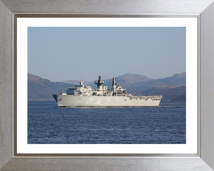 HMS Albion L14 Royal Navy Albion Class amphibious ship Photo Print or Framed Print - Hampshire Prints