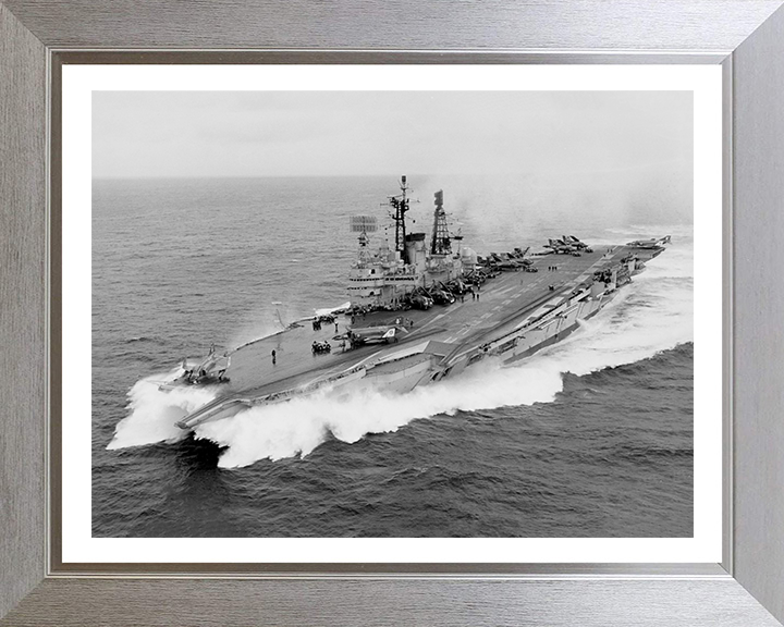 HMS Ark Royal R09 Royal Navy Audacious class aircraft carrier Photo Print or Framed Print - Hampshire Prints