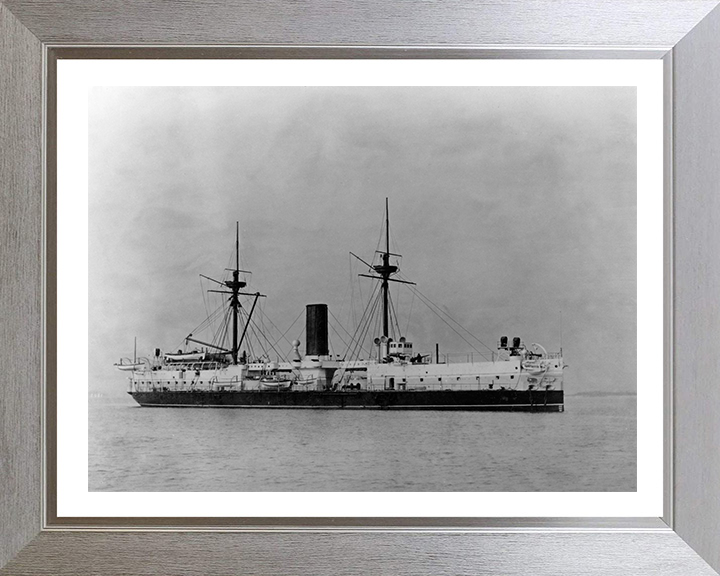 HMS Edinburgh (1882) Royal Navy Colossus class battleship Photo Print or Framed Print - Hampshire Prints